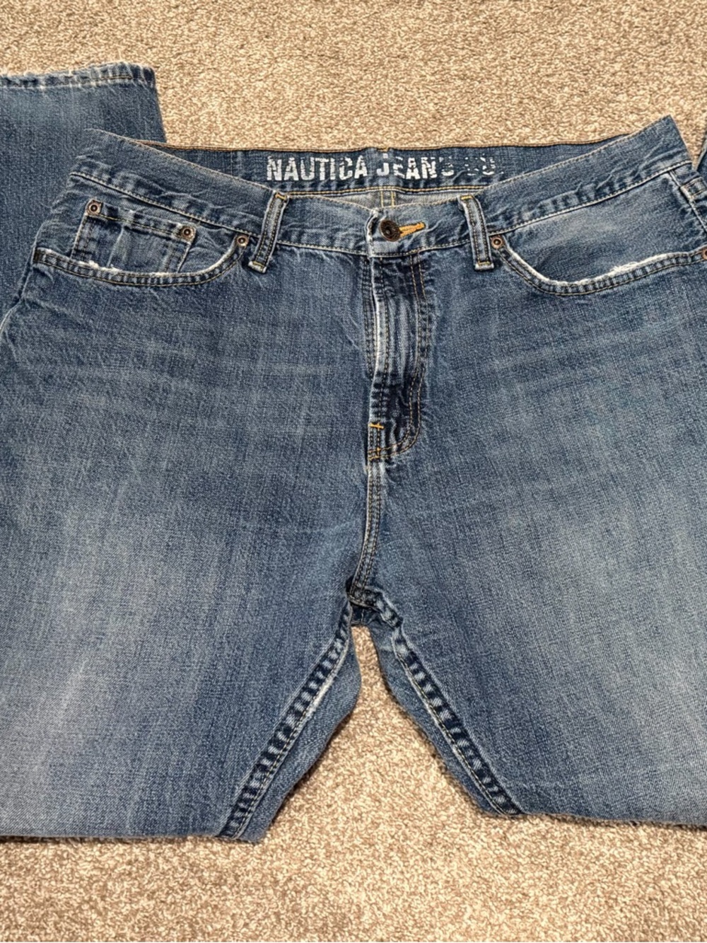 Nautica Men’s Jeans in Medium Blue Wash 34x30
